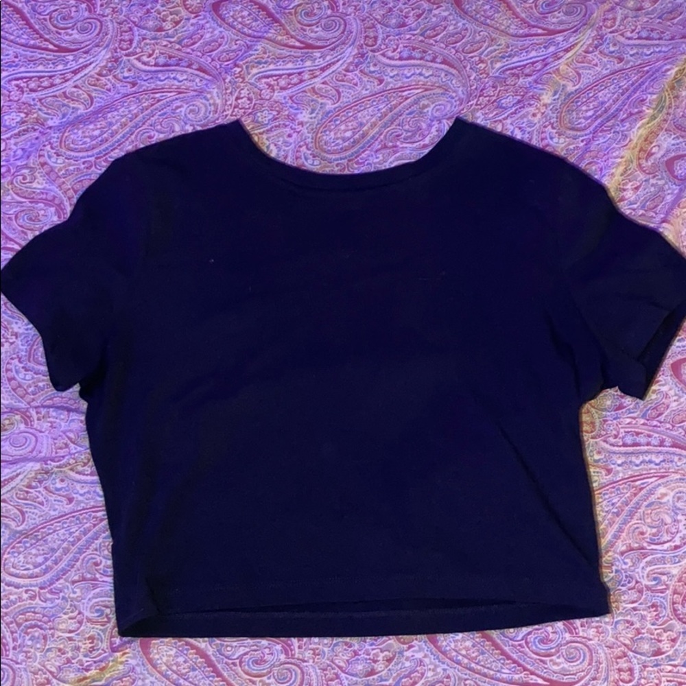 wild fable crop top short sleeve